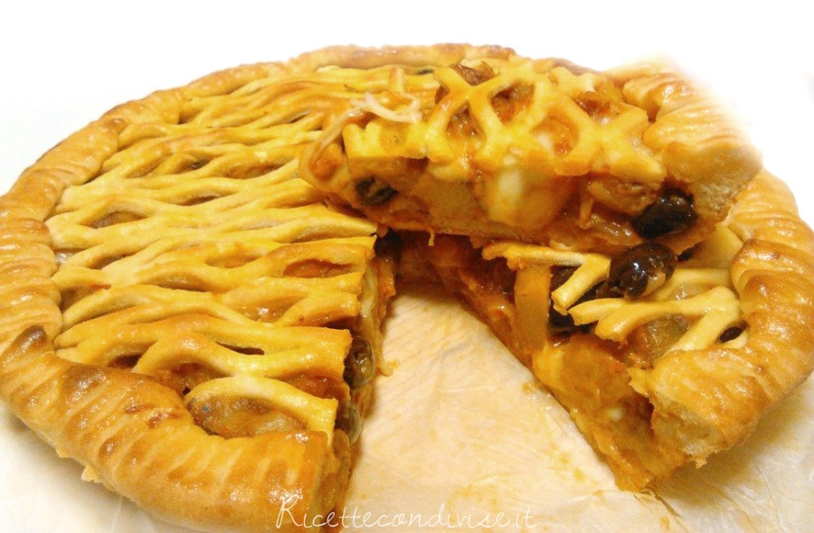 Torta salata di verdure a fette di Roberta Vivenzi