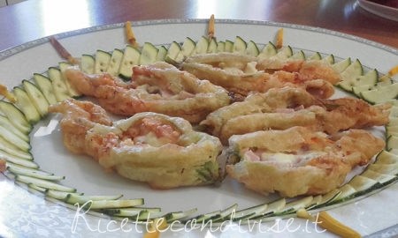 Fiori di zucca ripieni di Franco Graziano