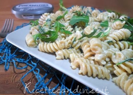 fusilli rucola e philadelphia