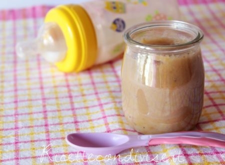Pappa dolce banana e pera