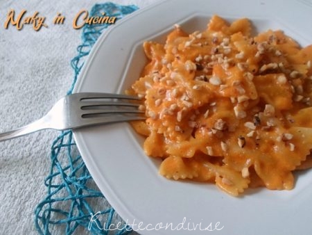 farfalle crema di peperoni