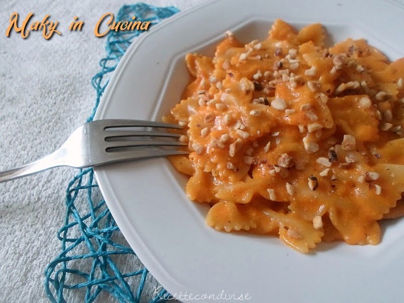 farfalle crema di peperoni