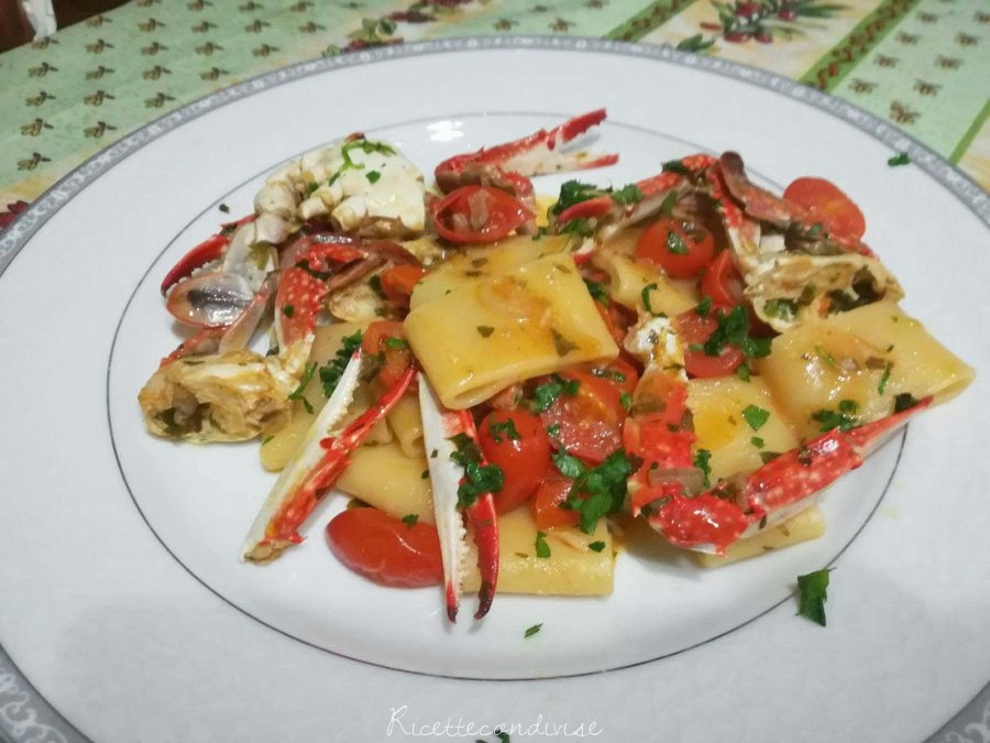 Calamarata ai granchi di Franco Graziano