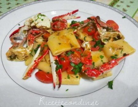 Calamarata con i granchi di Franco Graziano
