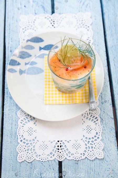 Cheesecake salata al salmone