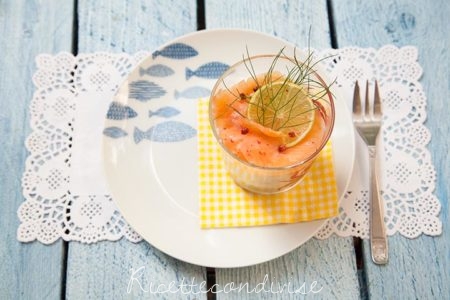 Cheesecake salata al salmone affumicato