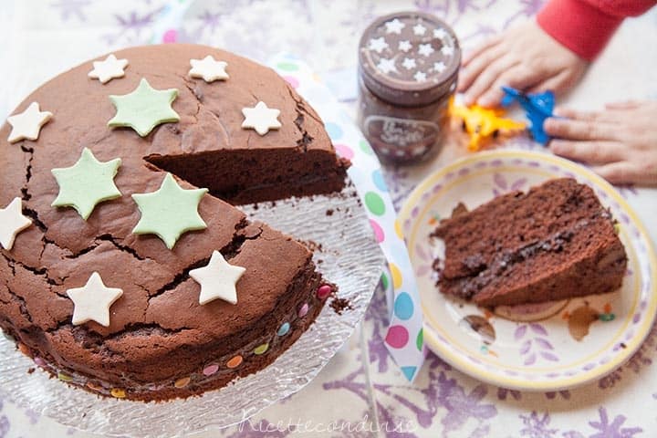 Torta cacao e cioccolato con crema Pan di Stelle 5 Torta cacao e cioccolato con crema Pan di Stelle