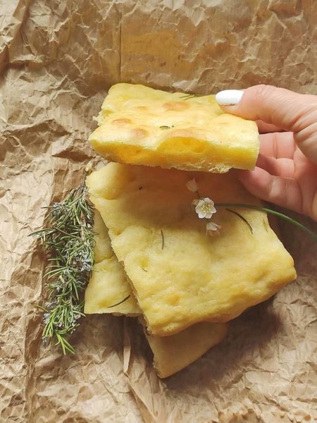 Focaccia con semola